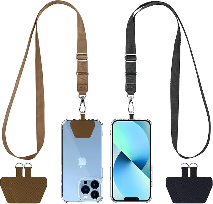 CACOE Phone Lanyard 2 Pcs-Adjustable Neck Strap, Universal Crossbody Lanyards by CACOE