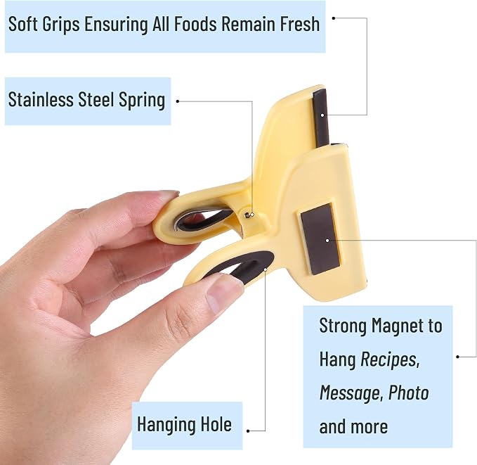 Mr. Pen- Magnetic Bag Clips, 4 Pack, Durable Plastic - Image 5