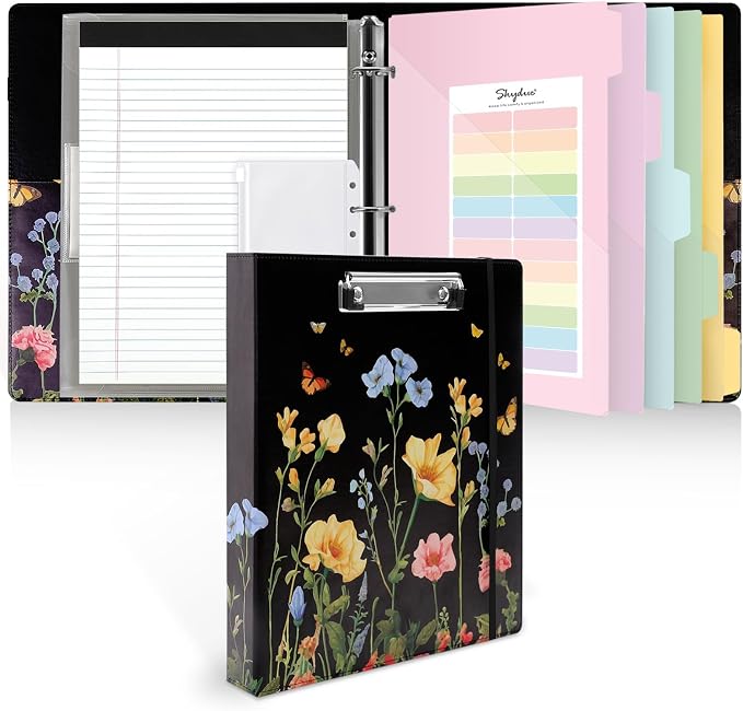 SKYDUE 1 Inch 3-Ring Binder by SKYDUE