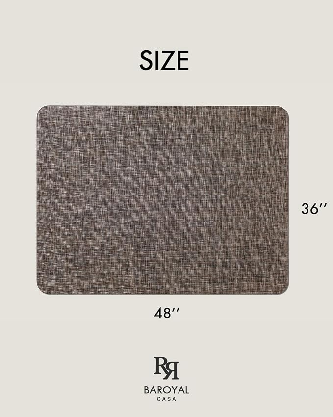 Baroyal Office Chair Mat for Hardwood Floor Under Desk Computer Rolling Chair - Image 6