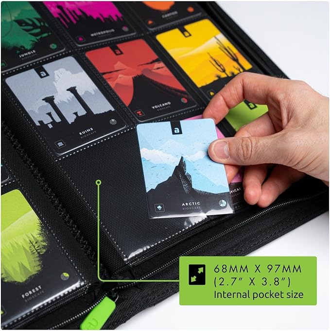 Vault X 9 Pocket Zip Binder, 360 Cards, Exo-Tec Material, 20 Side-Loading Pages - Image 5