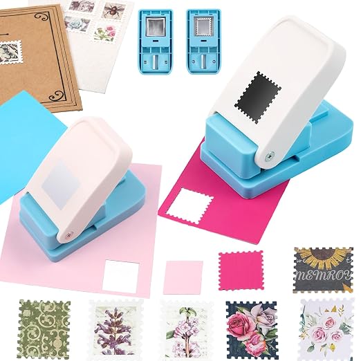 BAOFALI 2Pcs/Set 1X0.8inch Rectangular Postage Stamp by BAOFALI