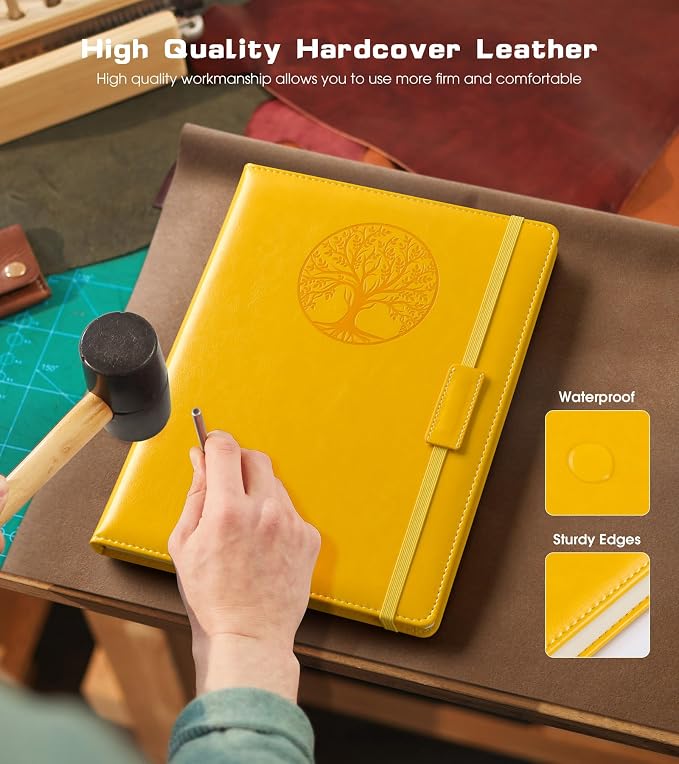 Biuwory Lined Journal Notebook for Women Men, 256 Pages B5 Large Hardcover - Image 3