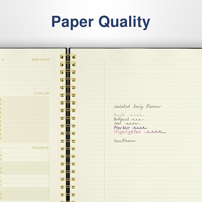 AuroPlanner Undated Daily Planner To Do List Hourly Schedule 2028 2027 2026 - Image 8