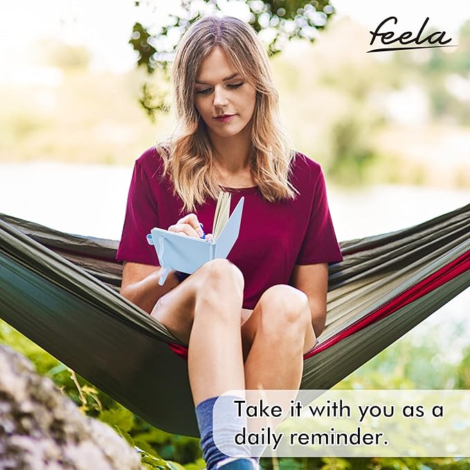 feela 6 Pack Pocket Small Notebooks Bulk, Mini Cute Memo Notepads Hardcover College Ruled Lined Journals with Pen Holder for Women Girls Office School, with 6 Black Pens, 3.5”x 5.5”, A6, Pastel Colors-DeskLoop Office