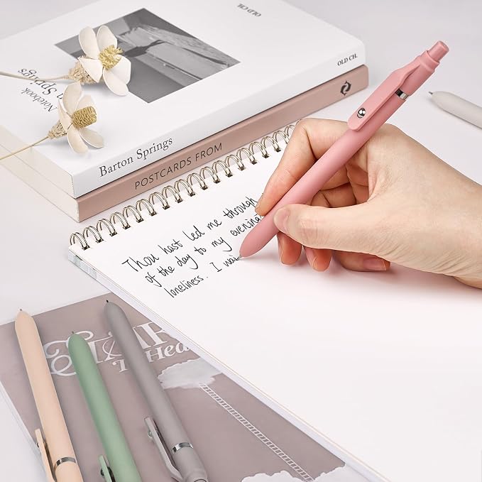 Sooez Gel Pens, Quick Dry Medium Point Smooth Writing Pens, Retractable Cute - Image 5