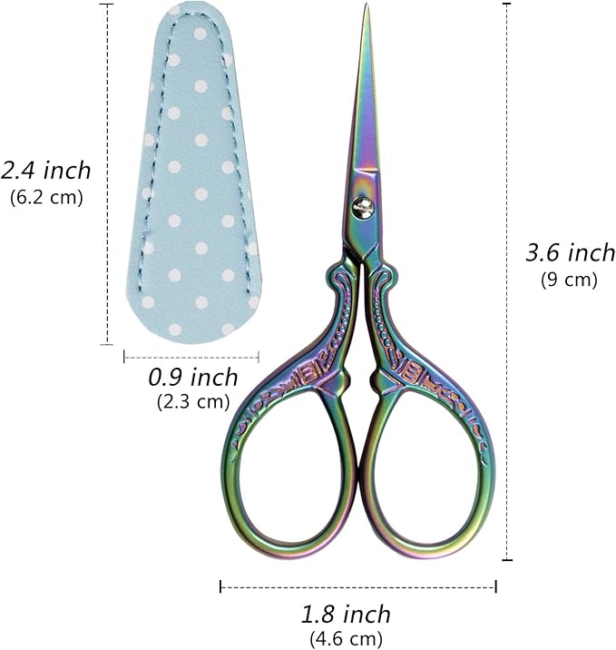 Cute 3.6inch Embroidery Scissors Crafting Sewing Threading Needlework Scissors - Image 2