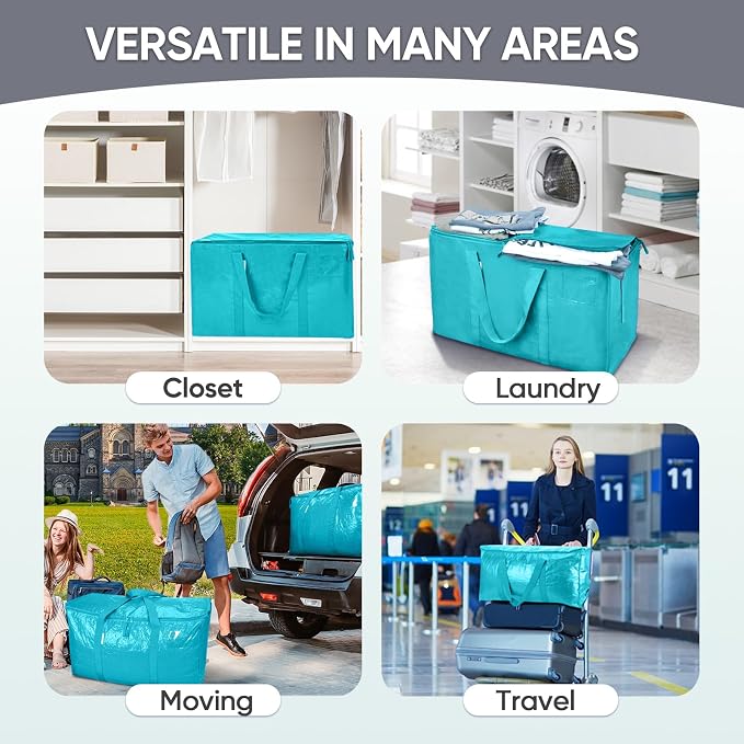TICONN 2 Pack Extra Large Moving Bags Heavy Duty - Image 9