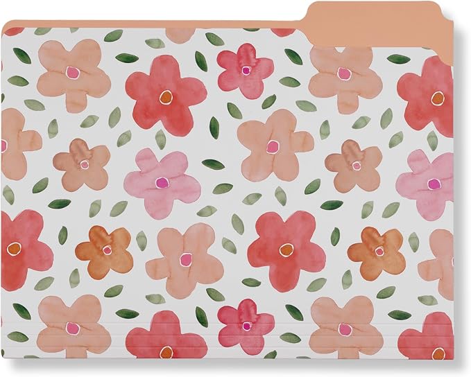 Steel Mill & Co. Set of 9 File Folders, Cute Decorative Letter Size Files - Image 9