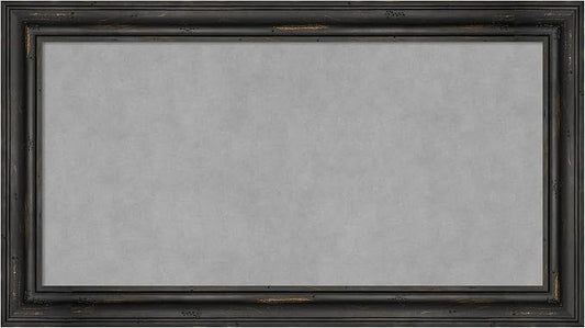 Amanti Art Black Framed Magnetic Board 15x27 Small Vision Board by AmantiArt