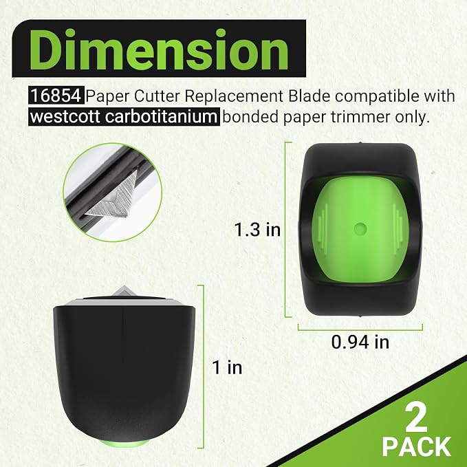 2 Pack 16854 Paper Cutter Blade - Image 3