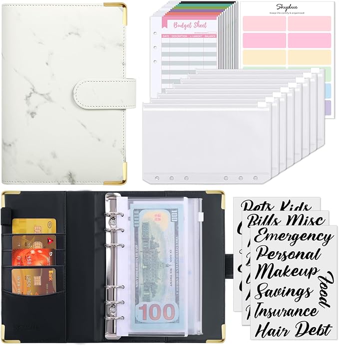 SKYDUE Budget Binder, Money Saving Binder by SKYDUE