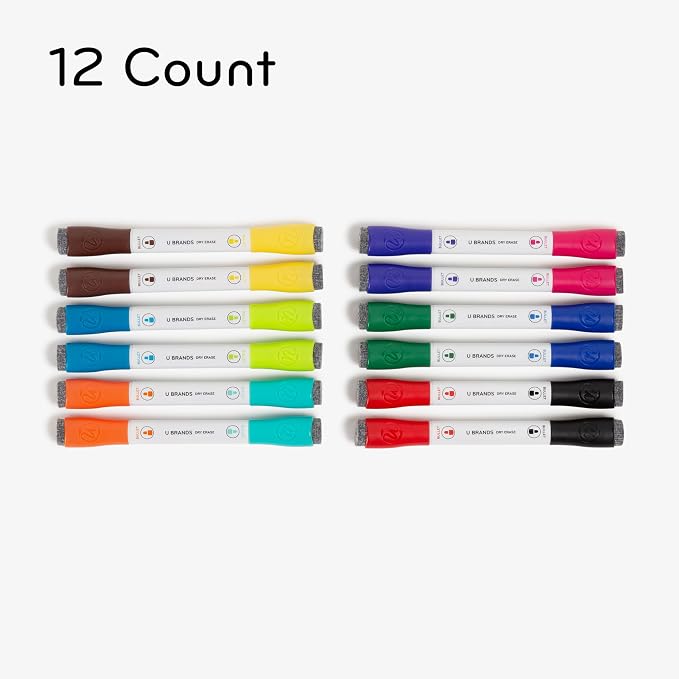 U Brands Fine Tip Dry Erase Markers - Image 2