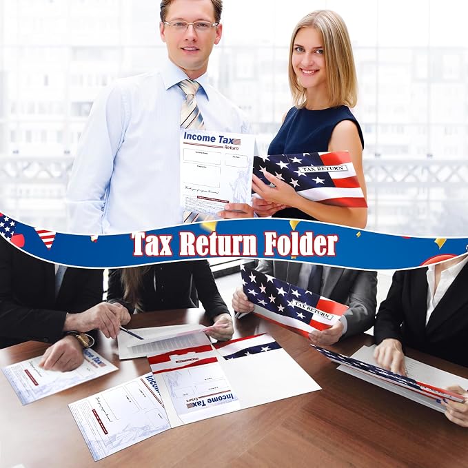 200 Pcs Tax Return Folders & Envelopes Set 9 x 12 Inch 100 Printed Envelopes - Image 5