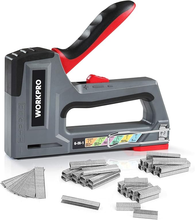 WORKPRO Staple Gun, Manual Brad Nailer by WORKPRO
