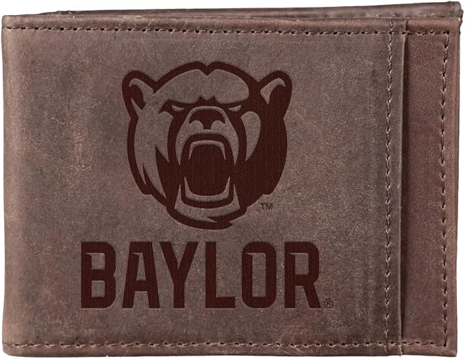 Team Sports America NCAA Baylor University Front Pocket Slim Wallet by TeamSportsAmerica