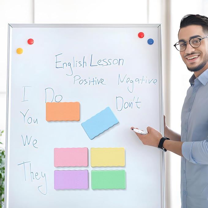 MaxGear Dry Erase Board Erasers, Classroom and Chalkboard Use, Teacher Supplies - Image 8
