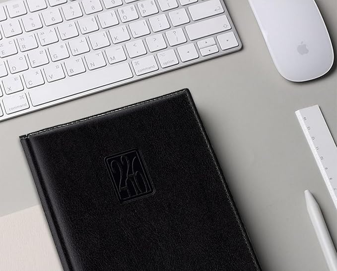Leather Executive Daily Planner 2026 – A5-Compatible, One Page per Day Hourly - Image 7