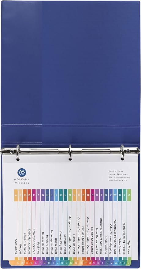 Avery A-Z Dividers for 3 Ring Binders, 26 Tabs per Set, Customizable Table of - Image 8