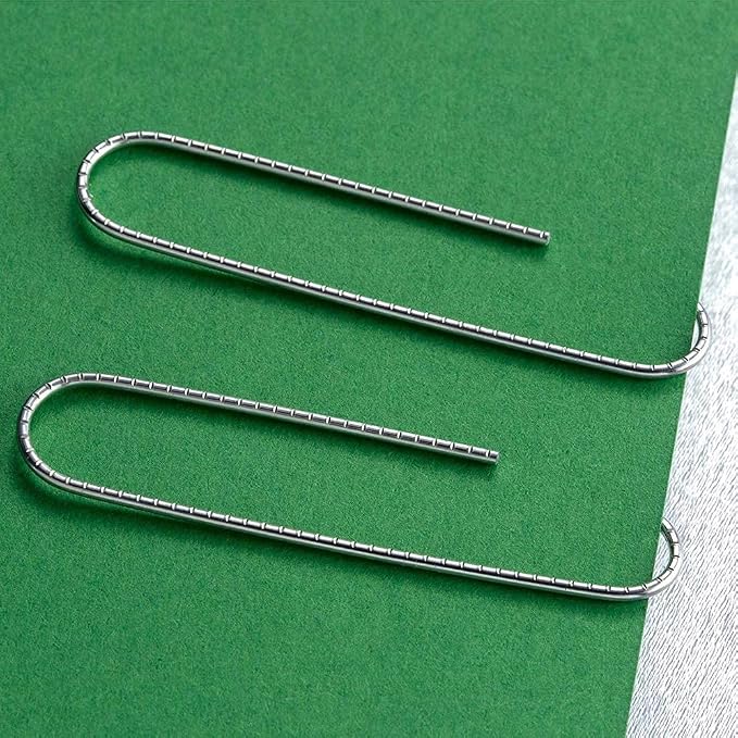 Vinaco Paper Clips Non Skid, 100 Pack Large Paper Clips 2 Inch, Durable & Rust - Image 3