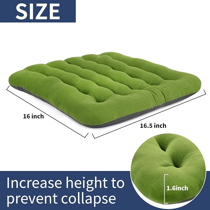 BUYUE Good Support Office Chair Cushion Padded, Soft Velvet Comfortable - Image 2