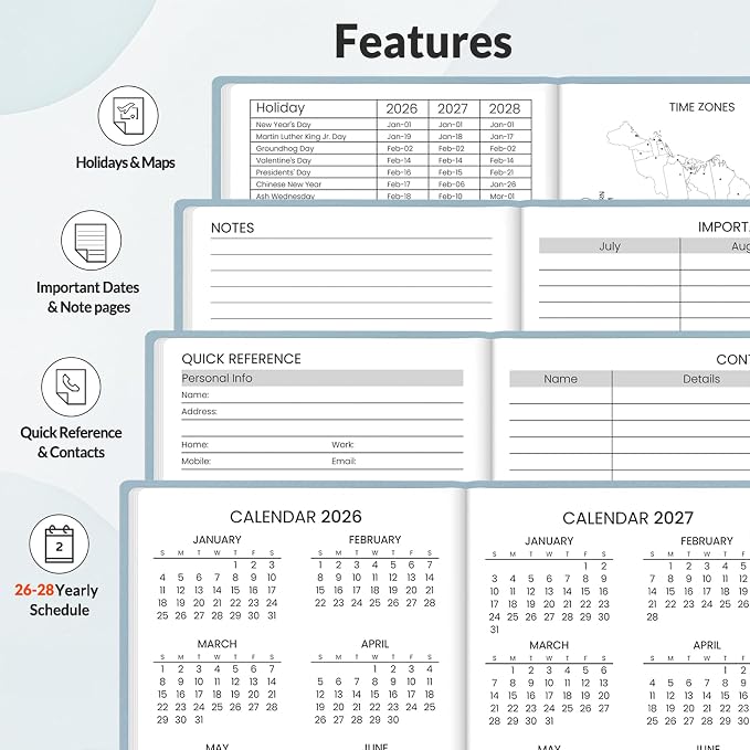 SUNEE 2026-2027 Pocket Weekly Planner - Image 5