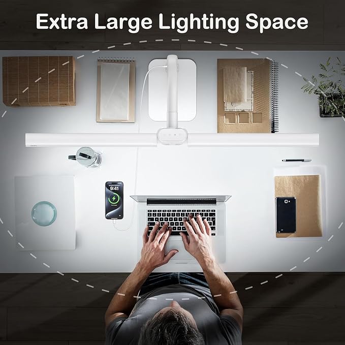 Desk Lamp with USB Charging Port - Image 4