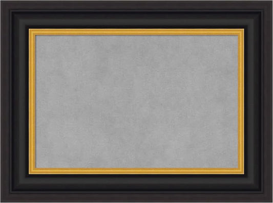 Amanti Art Black Framed Magnetic Board 18x24 Small Vision Board by AmantiArt