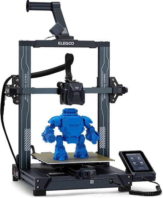 ELEGOO Neptune 3 Pro 3D Printer with Auto Bed Leveling, Dual-Gear Direct Extruder, Dual Lead Screw Drive, Removable Capacitive Screen,8.85x8.85x11in Large Printing Size-DeskLoop Office