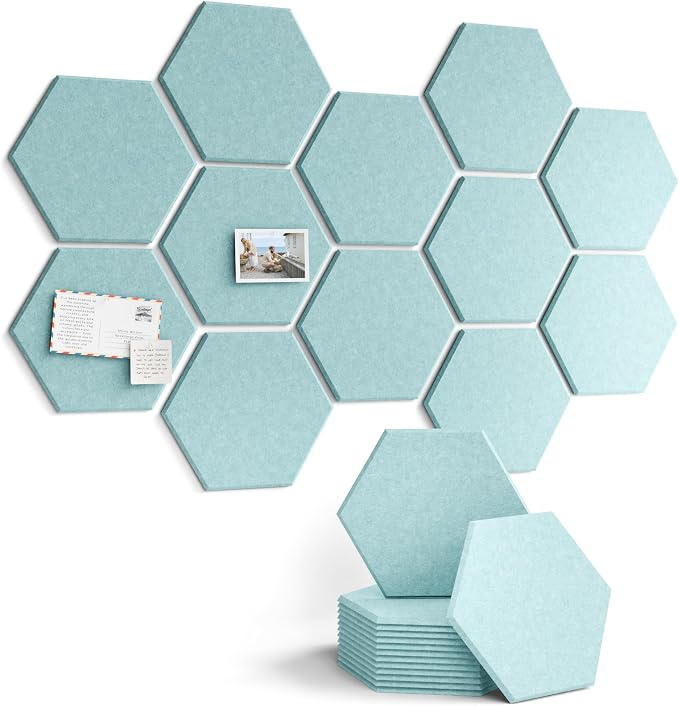 Fluxynara Hexagon Cork Board Alternative by FLUXYNARA