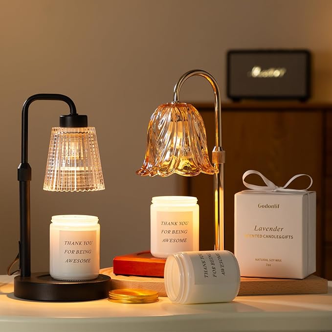 GODONLIF Gold Candle Warmer Lamp - Image 9