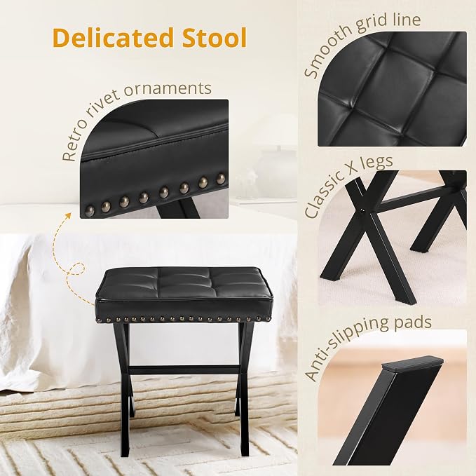 LUE BONA Vanity Stool - Image 7