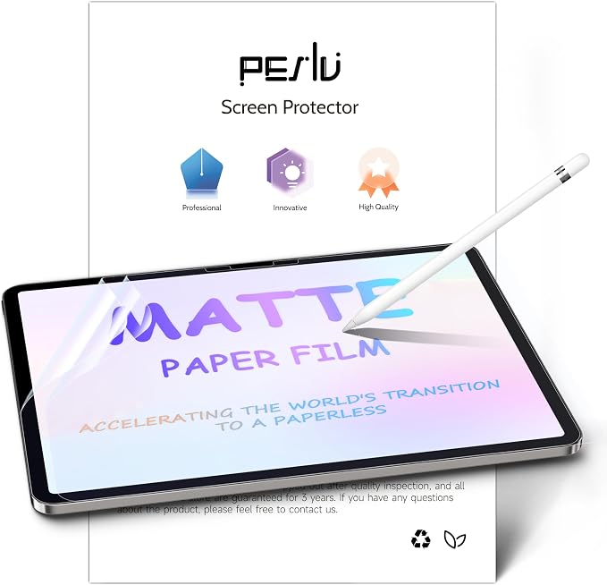 Peslv 2 Pack Like Paper Screen Protector by peslv