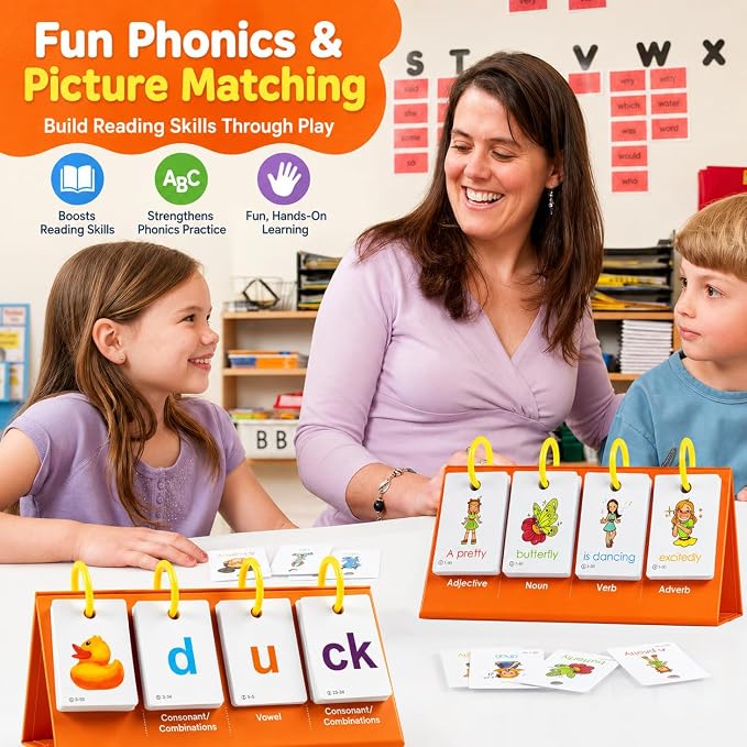 Alened Phonics Flash Cards Sentence Building - Image 2