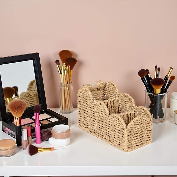 CubesLand Bedside Table Desk Organizer Caddy, Remote Pen&Pencil Holder Cup - Image 9
