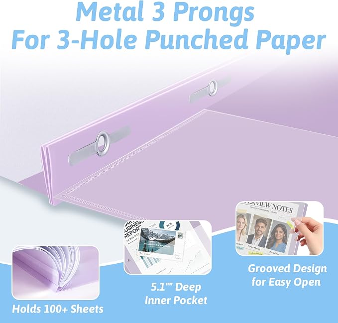 Ndsox 30 Pack Clear Front Report Covers - Image 3