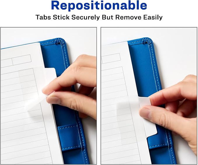 Avery Multiuse Ultra Tabs, 2-Side Writable, 24 Repositionable Tabs - Image 3