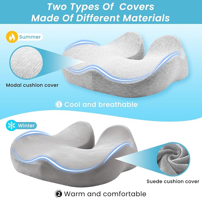 Seat Cushion, Ergonomic Chair Cushions - Image 2
