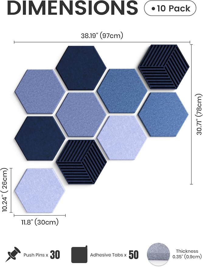 Fluxynara Hexagon Cork Board Alternative - Image 2