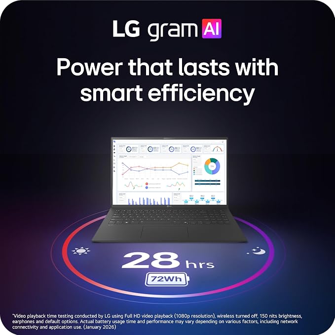 LG gram 15-inch Thin and Lightweight Dual AI Laptop Computer, Windows 11 Home - Image 7
