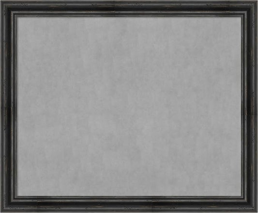 Amanti Art Black Framed Magnetic Board 37x45 X-Large Vision Board by AmantiArt