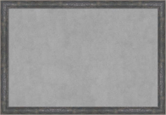Amanti Art Grey Framed Magnetic Board 27x39 Large Vision Board by AmantiArt