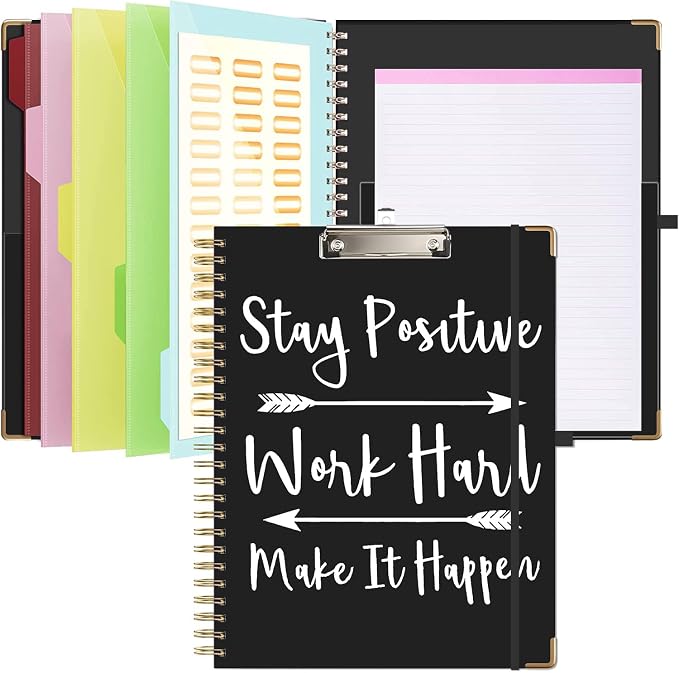 Lateefah Clipboard with Storage, File Folders with Pockets, Nursing Clipboard by Lateefah