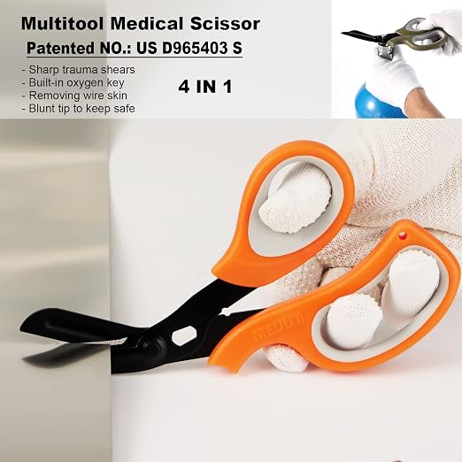 MEUUT 2 pcs Medical Scissors Trauma Shears - Image 2