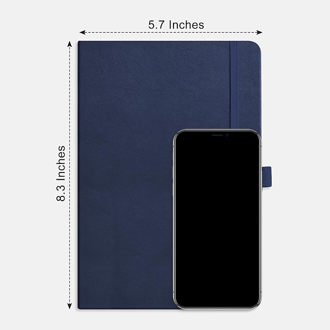 RETTACY Lined Journal Notebook, 192 Numbered Pages, A5 Medium Size, - Image 9