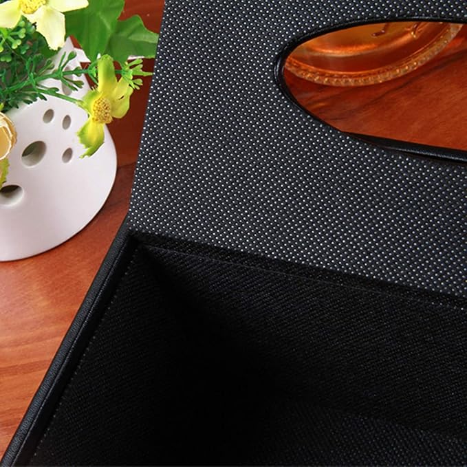 PU Leather Household Office Rectangular Tissue Box Storage Organizer Box | - Image 6