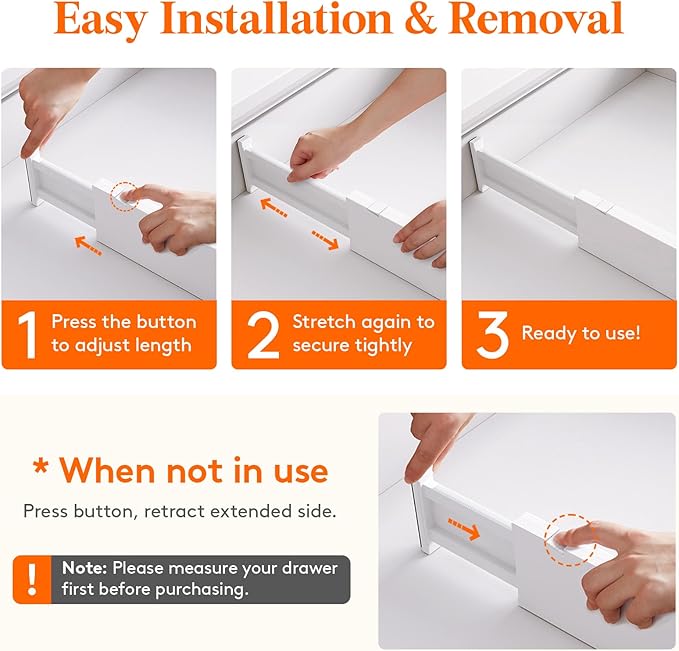 Lifewit 12 Pack Upgrade Drawer Dividers - Image 5