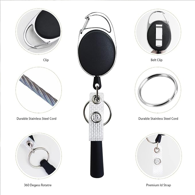 4 Pack Retractable Pen Pencil Holder - Image 2