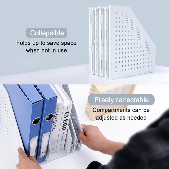 FRETONBA Collapsible Magazine File Holder - Image 4