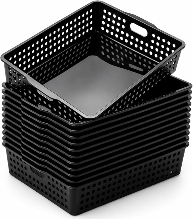 Geetery 12 Pack Classroom Storage Baskets by Geetery